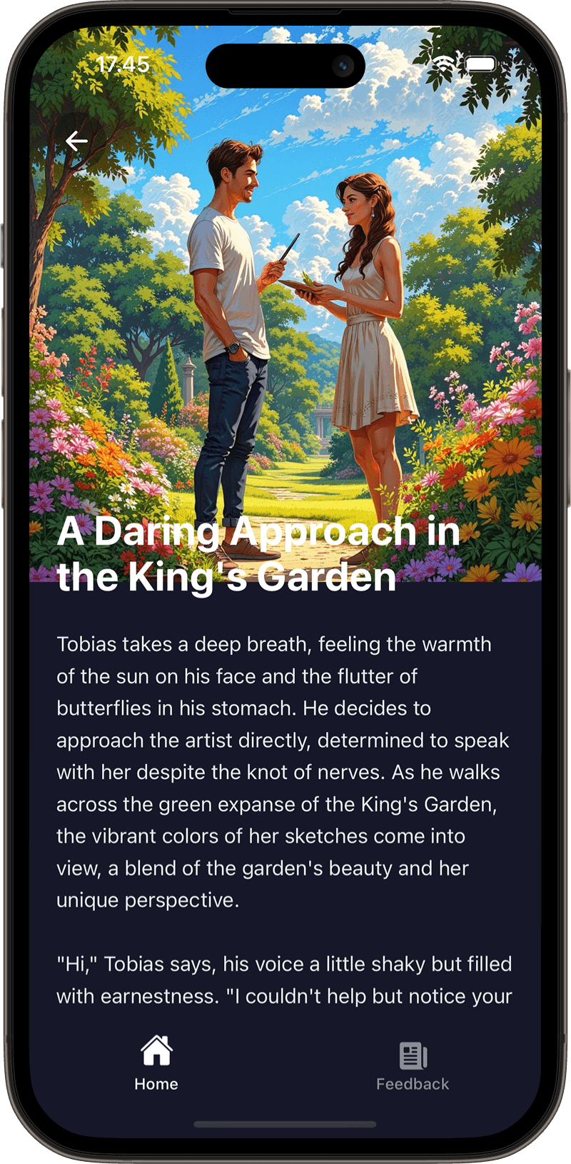 Choice Saga App Screenshot