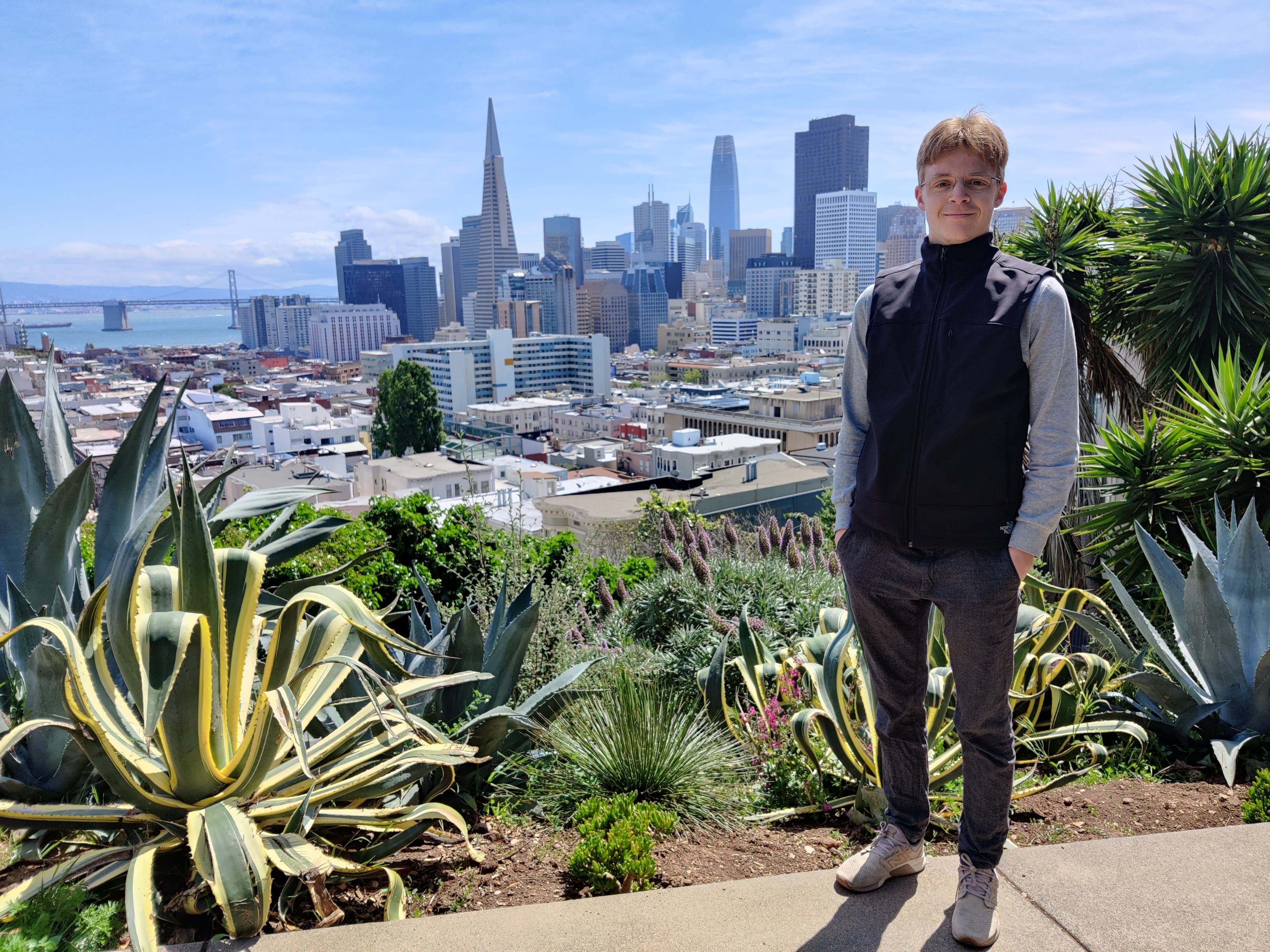 Malthe visiting San Francisco